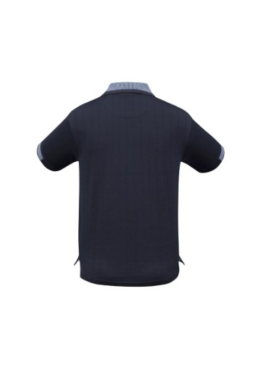 Picture of Biz Collection Mens Noosa Polo Shirt Self Check Bizcool Breathable 60% Cotton 40% Polyester
